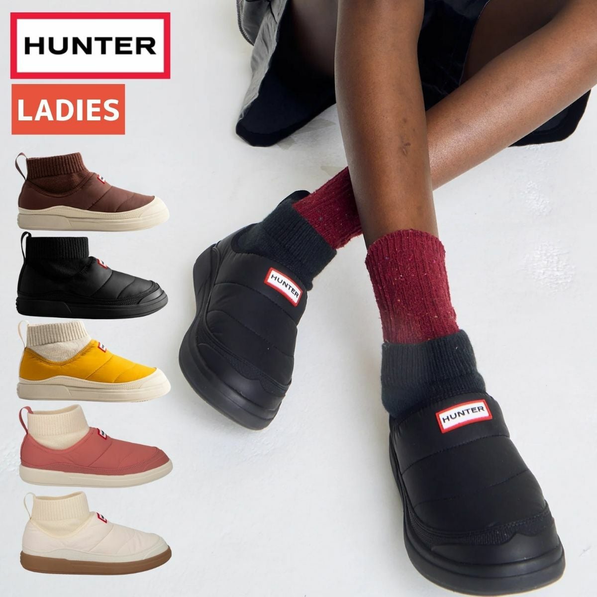 ハンター HUNTER 【正規取扱販売店】IN/OUT PUFFER BOOTIE イン/アウト