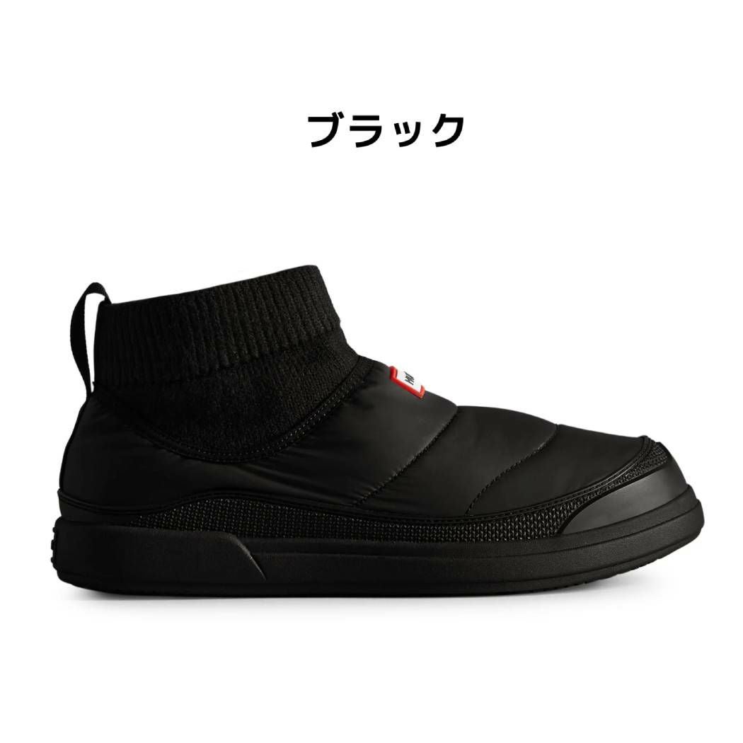 ハンター HUNTER 【正規取扱販売店】IN/OUT PUFFER KNITTED CUFF BOOT