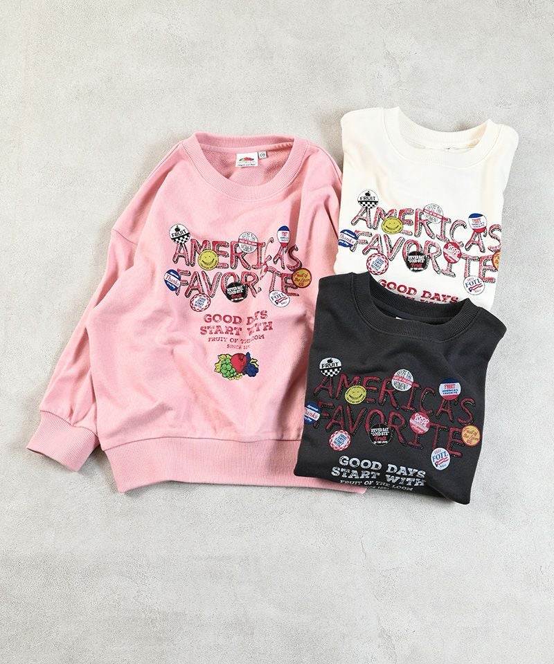 TIME SALE】【別注】フルーツオブザルーム プリントトレーナー