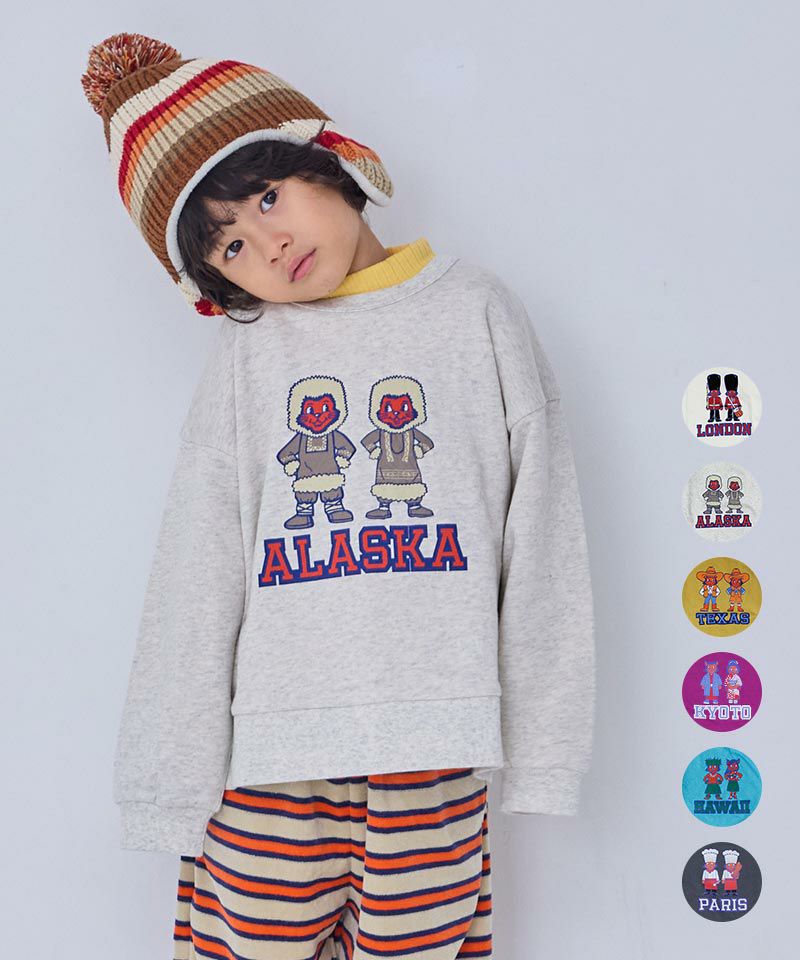 TIME SALE】裏毛シティプリントトレーナー ｜ トップス ｜ 子供服の