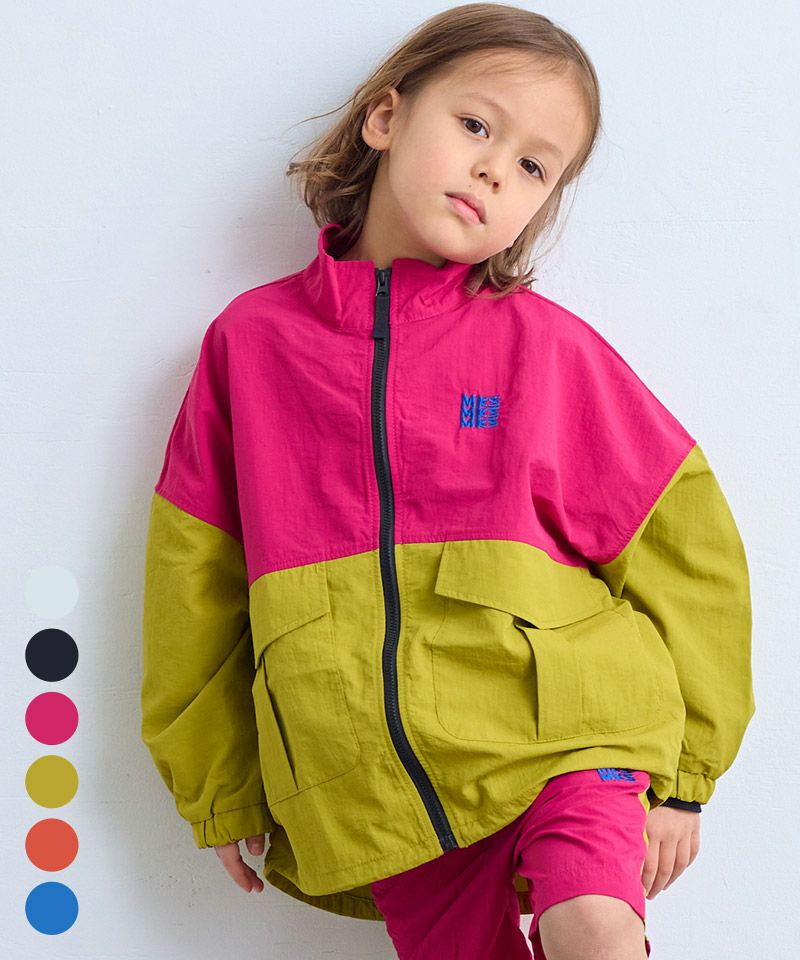 ナイロンビッグポケットバイカラージャケット ｜ アウター・ジャケット