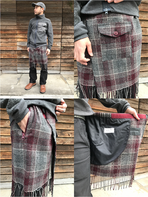 山でもタウンユースでも機能するキルトスカート MOUNTAIN RESEARCHの