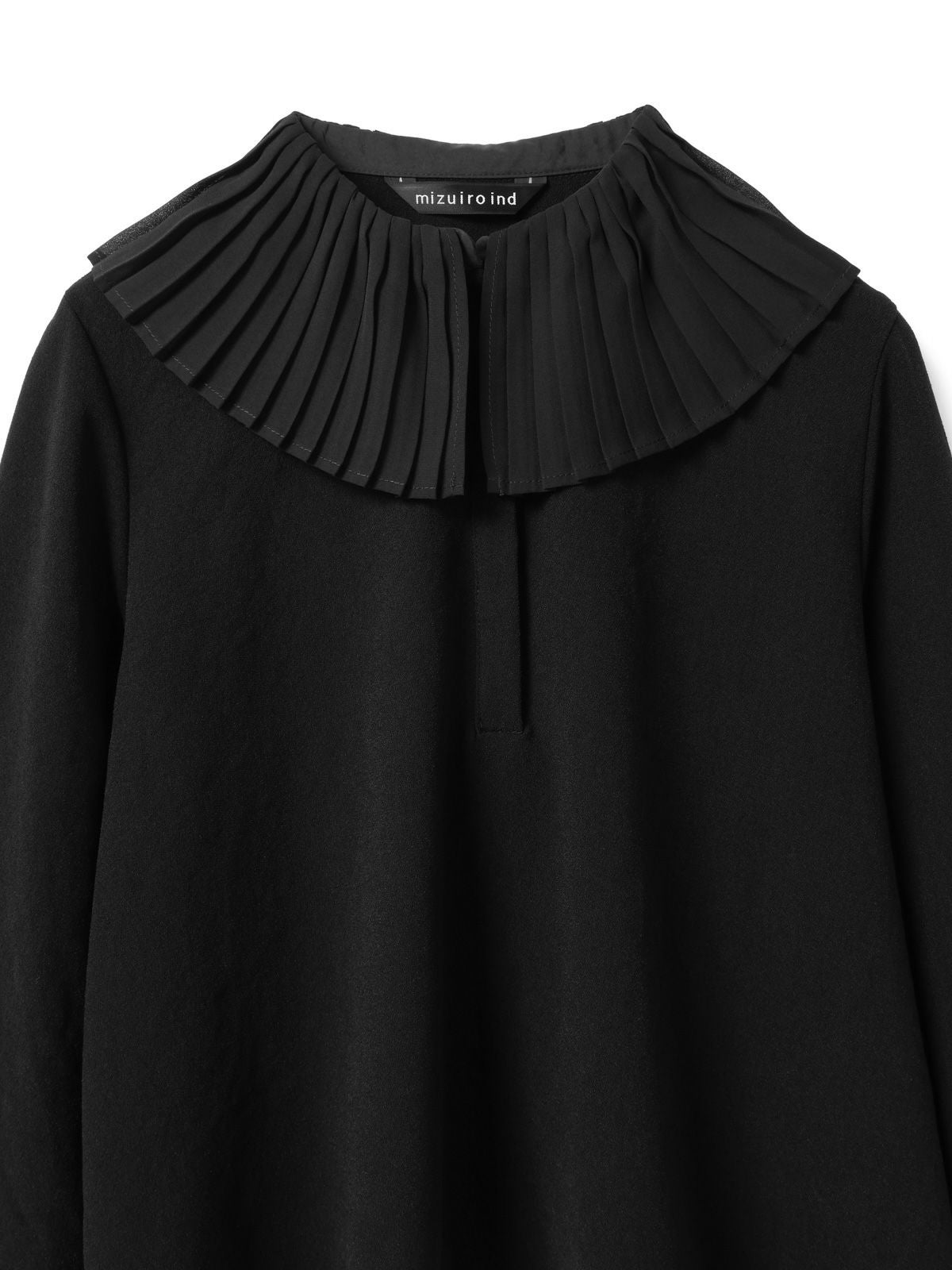 mizuiro ind プリーツカラーシャツプルオーバー｜ MARcourt ONLINE