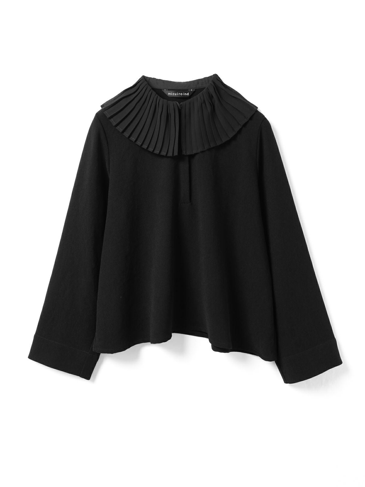 mizuiro ind プリーツカラーシャツプルオーバー｜ MARcourt ONLINE