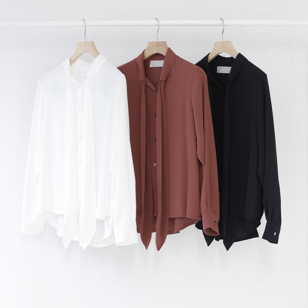 ribbon classic shirt | 2024 Autumn Collection MARMARMAR｜MARcourt