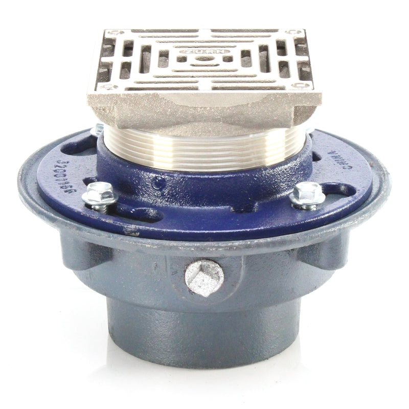 Zurn ZXN-415-8Y Heavy-Duty Floor Drain w 8