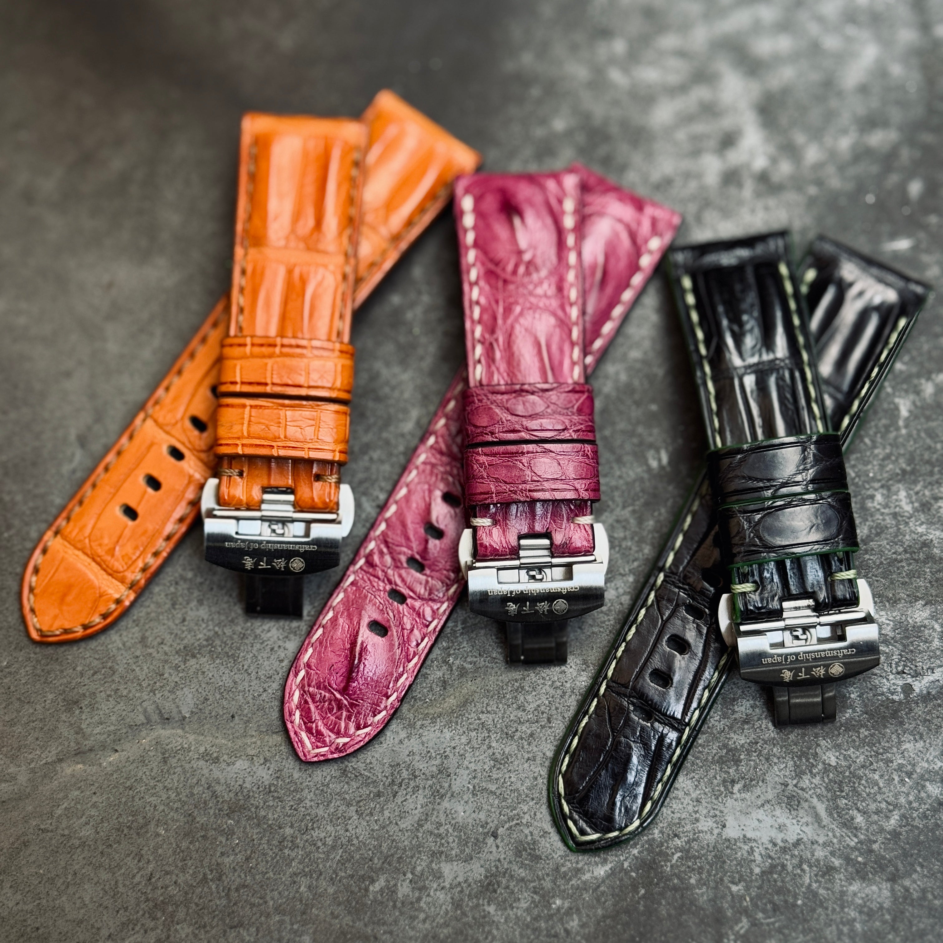 クロコダイル｜コブカスタム｜PAM型 Dバックル仕様｜24-22mm – 松下庵