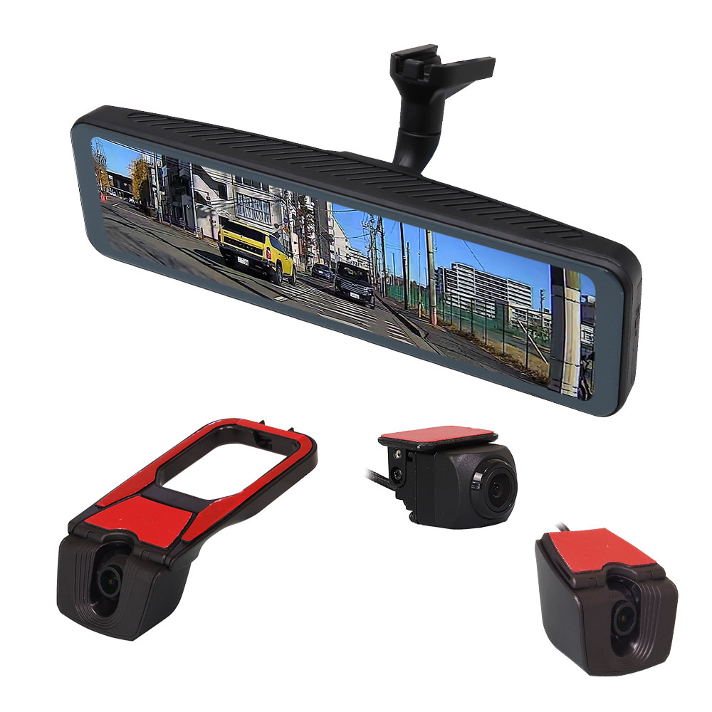 アクセサリー MAXWIN MDR-C007A3 BLACK デジタルルームミラー MDR