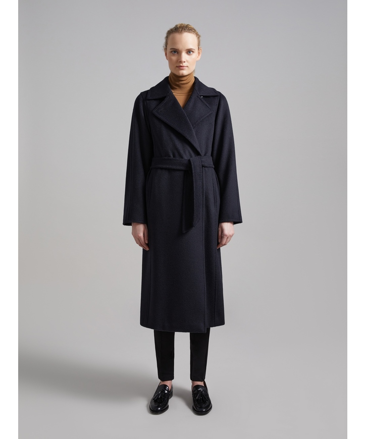 お値段交渉可能 最終引越しの為値下げ】MaxMara ブラックウールコート