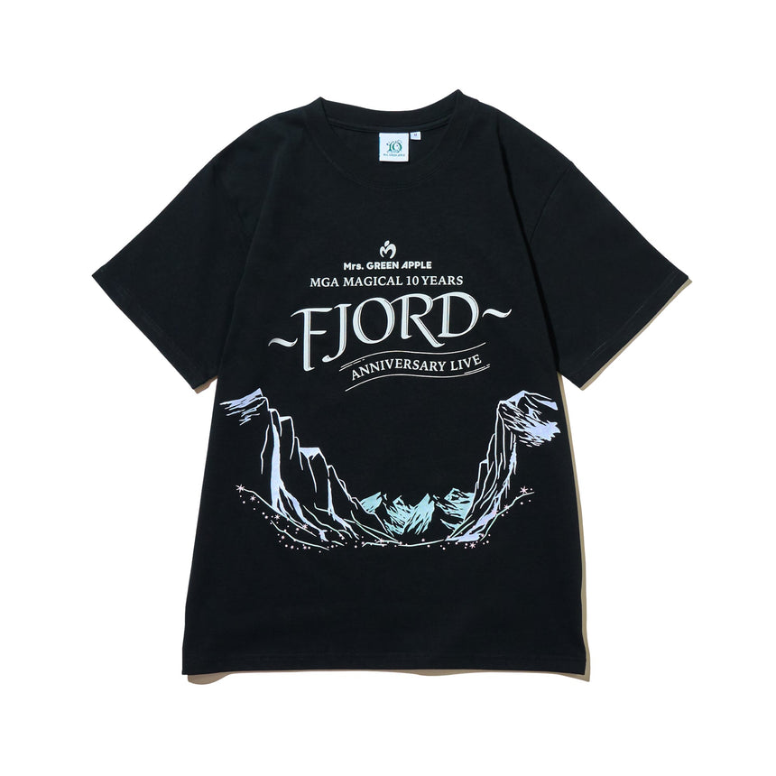 FJORD ロゴTシャツ / ブラック – Mrs. GREEN APPLE OFFICIAL LIVE