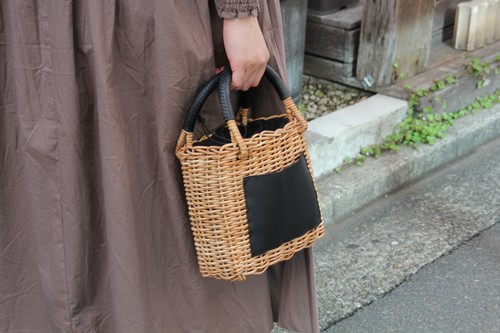 かご・バスケット・雑貨 - menui | ARUROG×LEATHER POCKET TOTE TIDEWAY