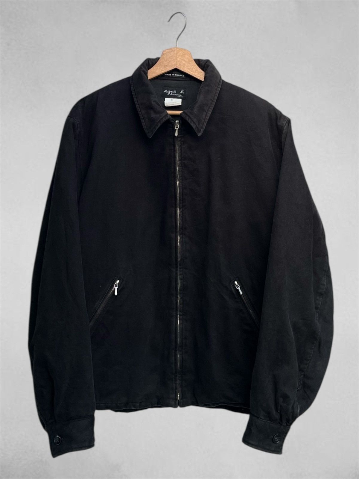 agnes b. 90s Agnes B. Homme Cotton Swing Jacket Made in France