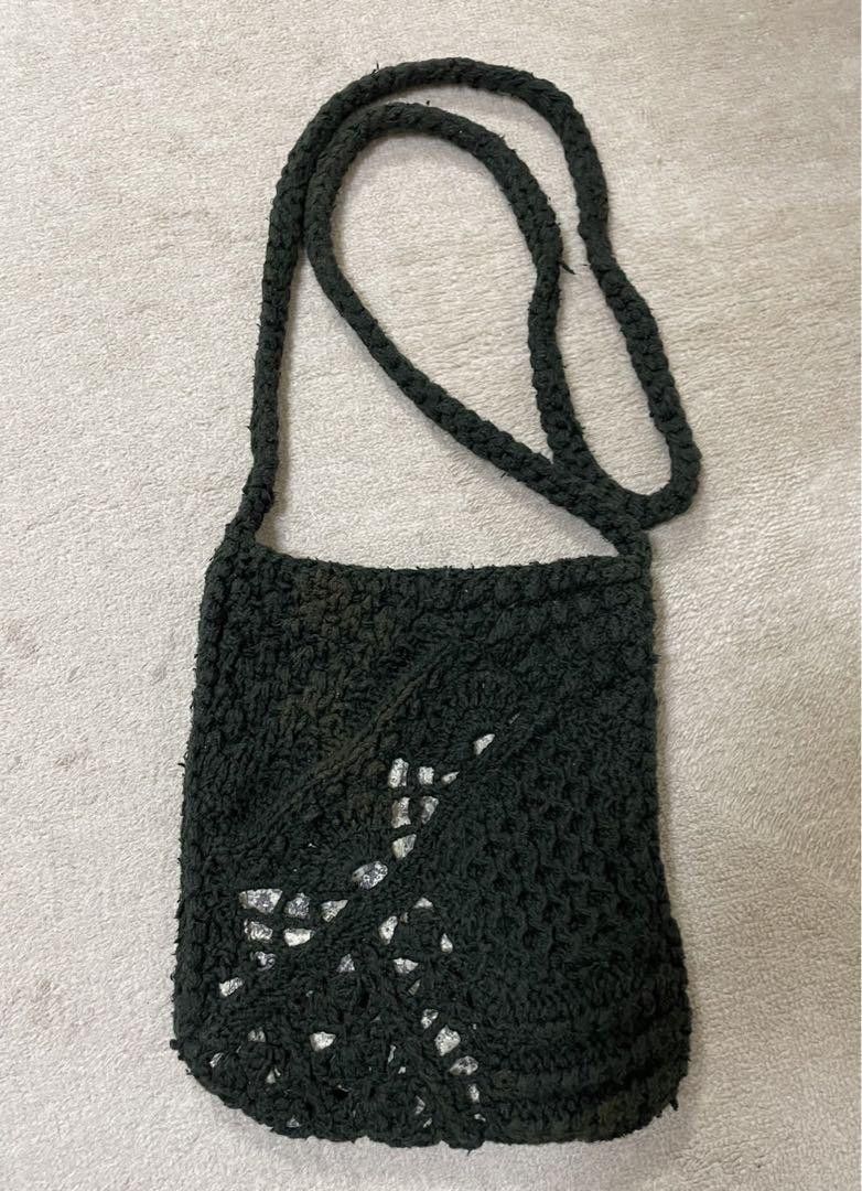 Number (N)ine Archive Knit Shoulder Bag | Grailed