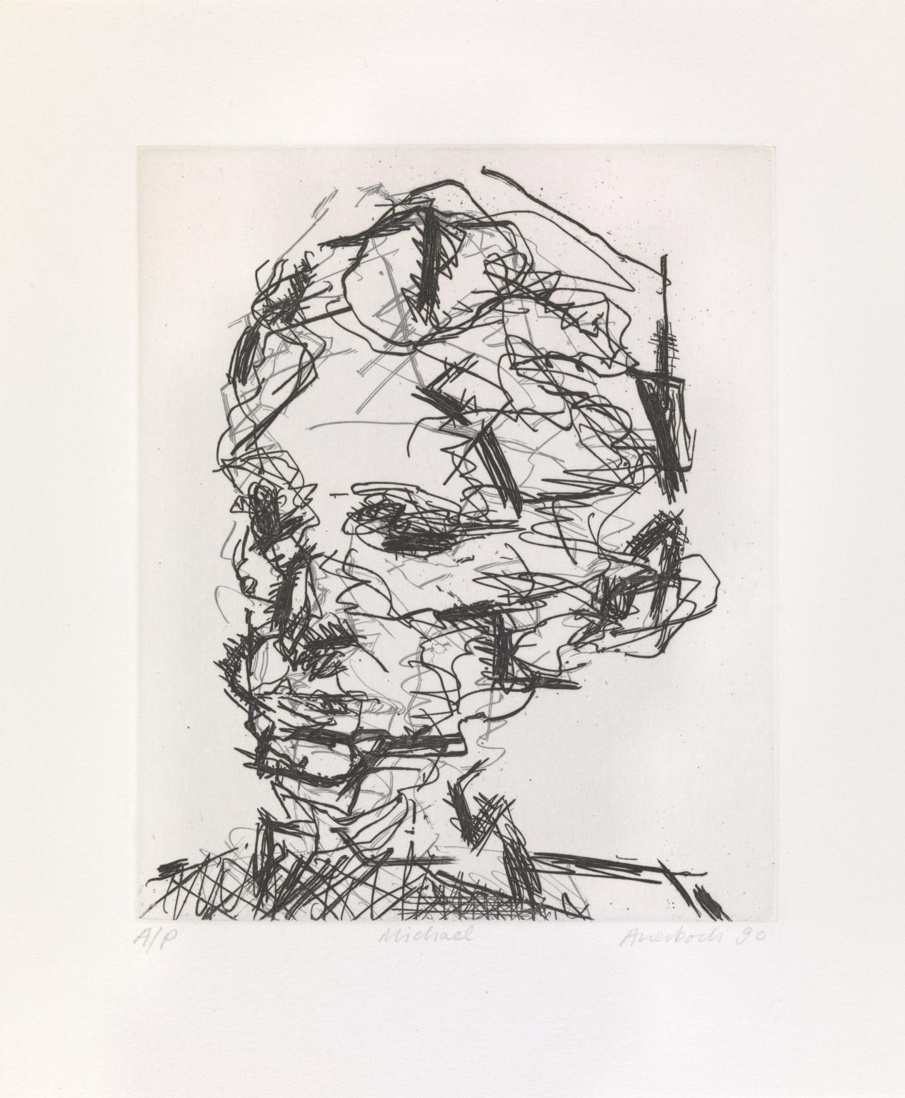稀少 Frank Auerbach 画集 1992/8/1 稀少 Frank Auerbach 画集 1992/8