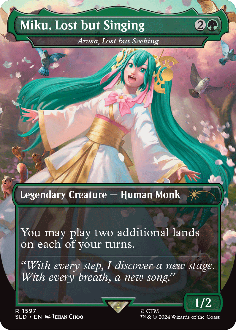 初音ミク MTG secret lair 春夏秋冬セット 日本語foil 初音ミク MTG