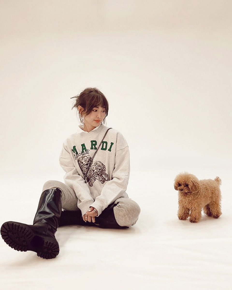 韓国発「マルディメクルディ」が紗栄子とコラボ トイプードルを