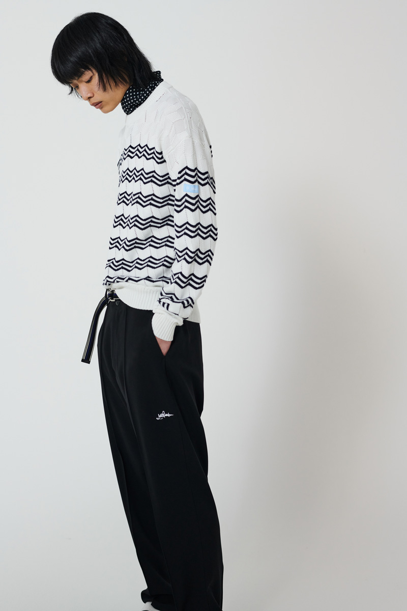 藤原ヒロシ×「ロロ・ピアーナ」の第2弾 上質なシルク混ボーダーニット