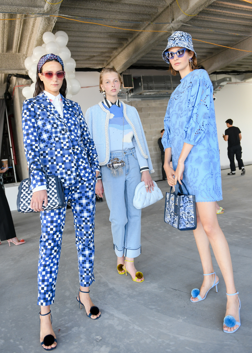 NYコレ開幕 「ケイト・スペード」は突然の雨の後の幸せで、ハプニング