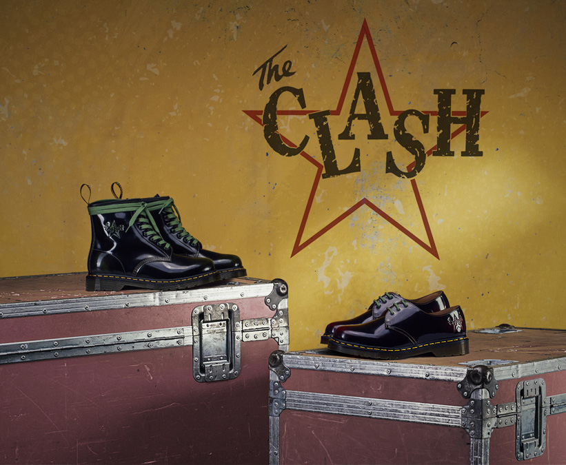 ドクターマーチン」がパンクバンド、ザ・クラッシュとコラボ 英国製