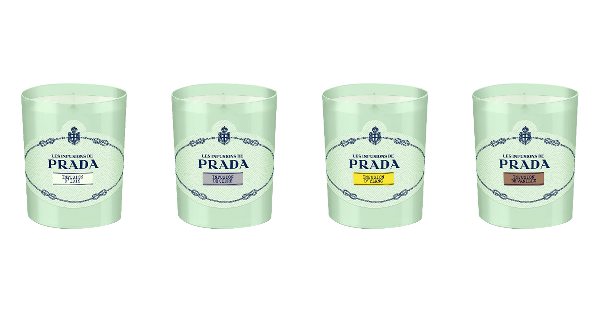 プラダ ビューティ」のキャンドルが発売 バニラ、イラン、シダー