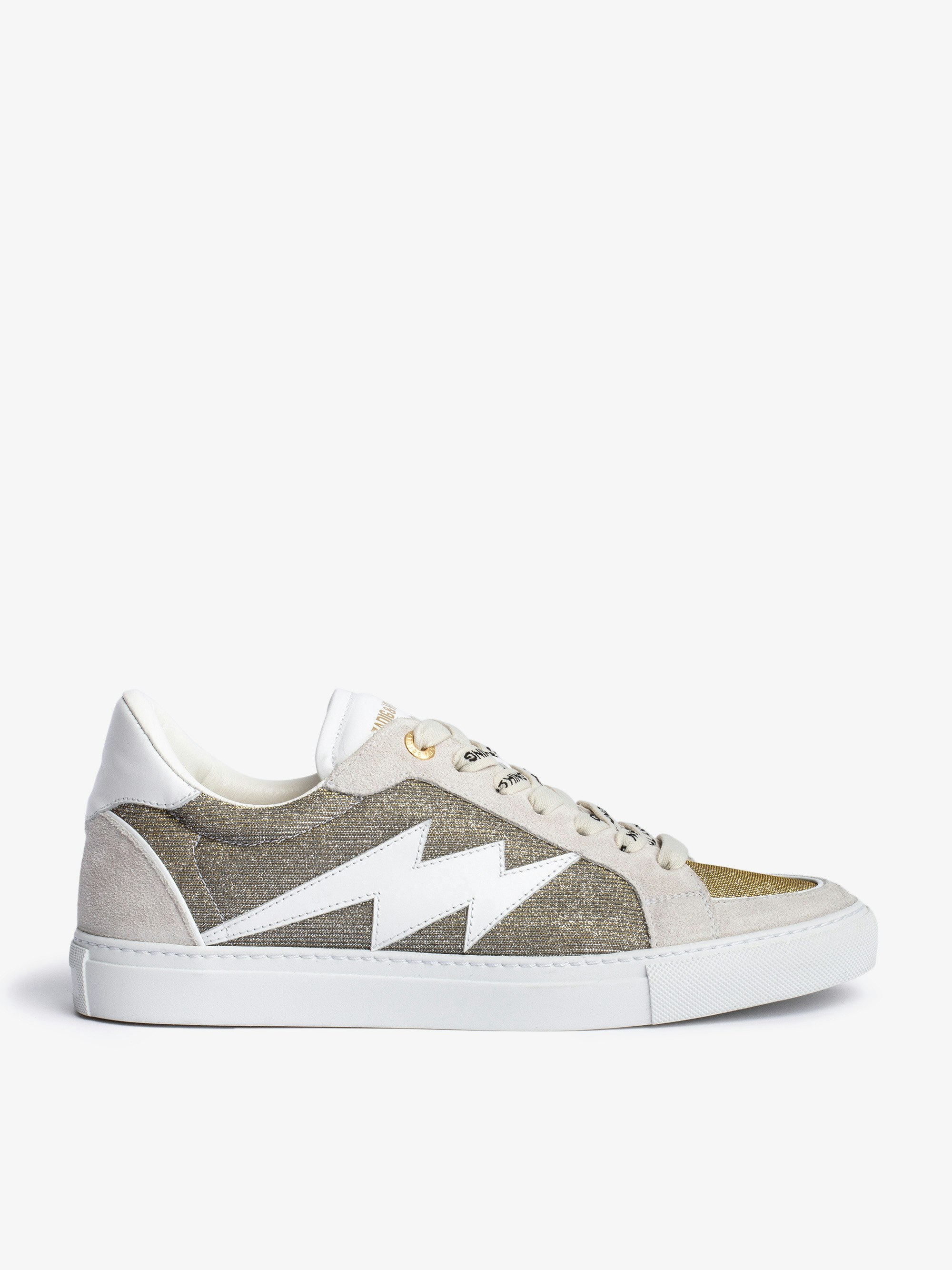 Low Sneakers ZV1747 La Flash Silver | Zadig&Voltaire | Zadig&Voltaire