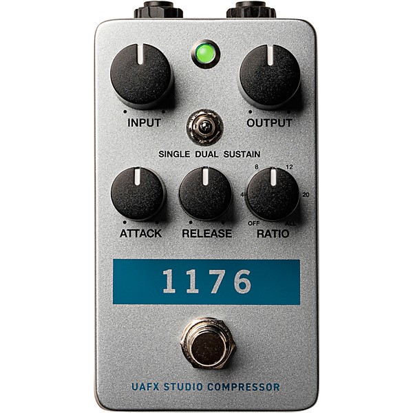Universal Audio UAFX 1176 Studio Compressor Effects Pedal - Silver