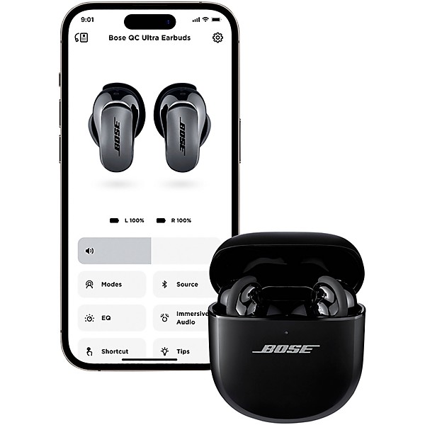 Open Box Bose QuietComfort Ultra Wireless Black Noise Cancelling