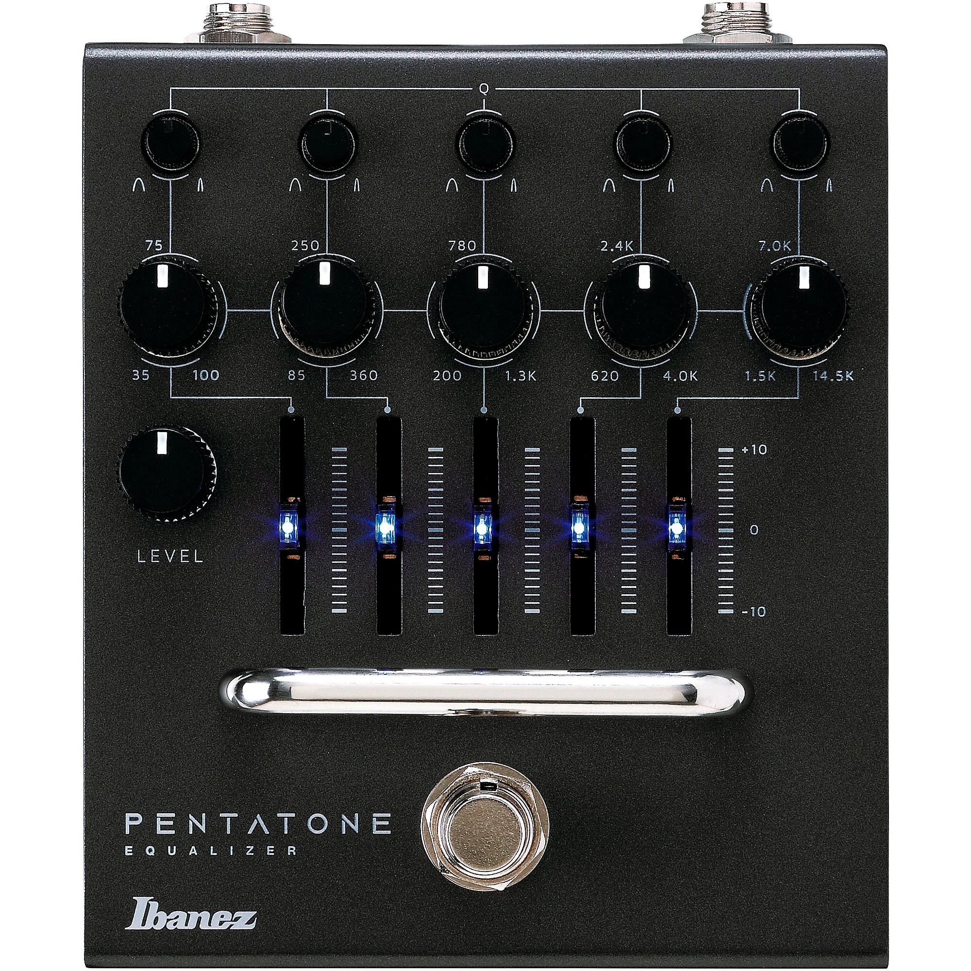 Ibanez Pentatone 5-Band Parametric EQ Effects Pedal Black | Guitar
