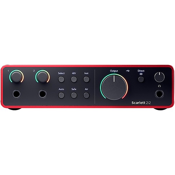Focusrite Scarlett 2i2 4th Gen With Audio-Technica Microphone