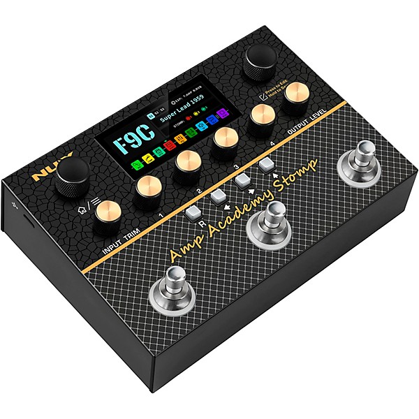 Open Box NUX Amp Academy Stomp Compact Modeler and Amp Profile