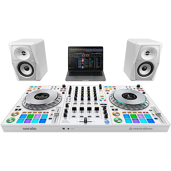 Pioneer DJ DDJ-FLX10-W 4-Channel Performance DJ Controller for