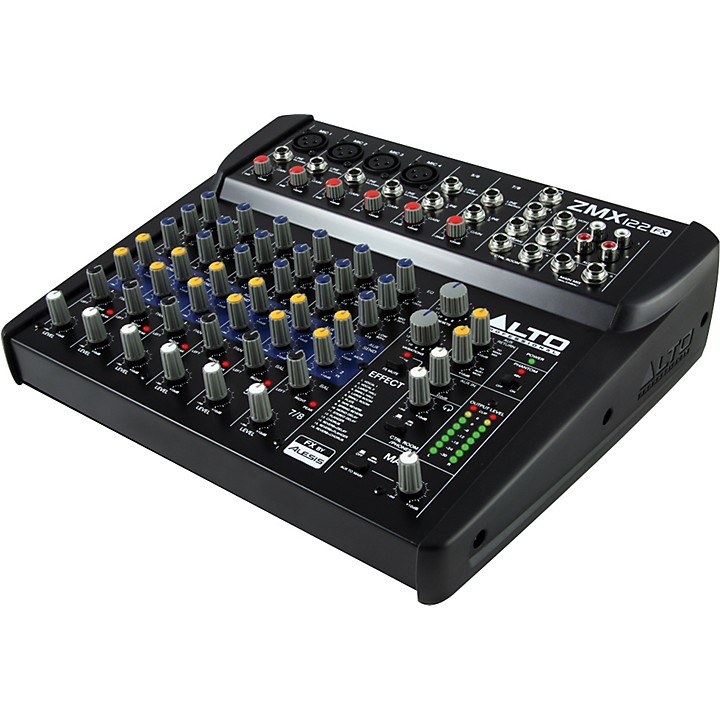 Alto Zephyr Series ZMX122FX 8-Channel Compact Mixer with Effects