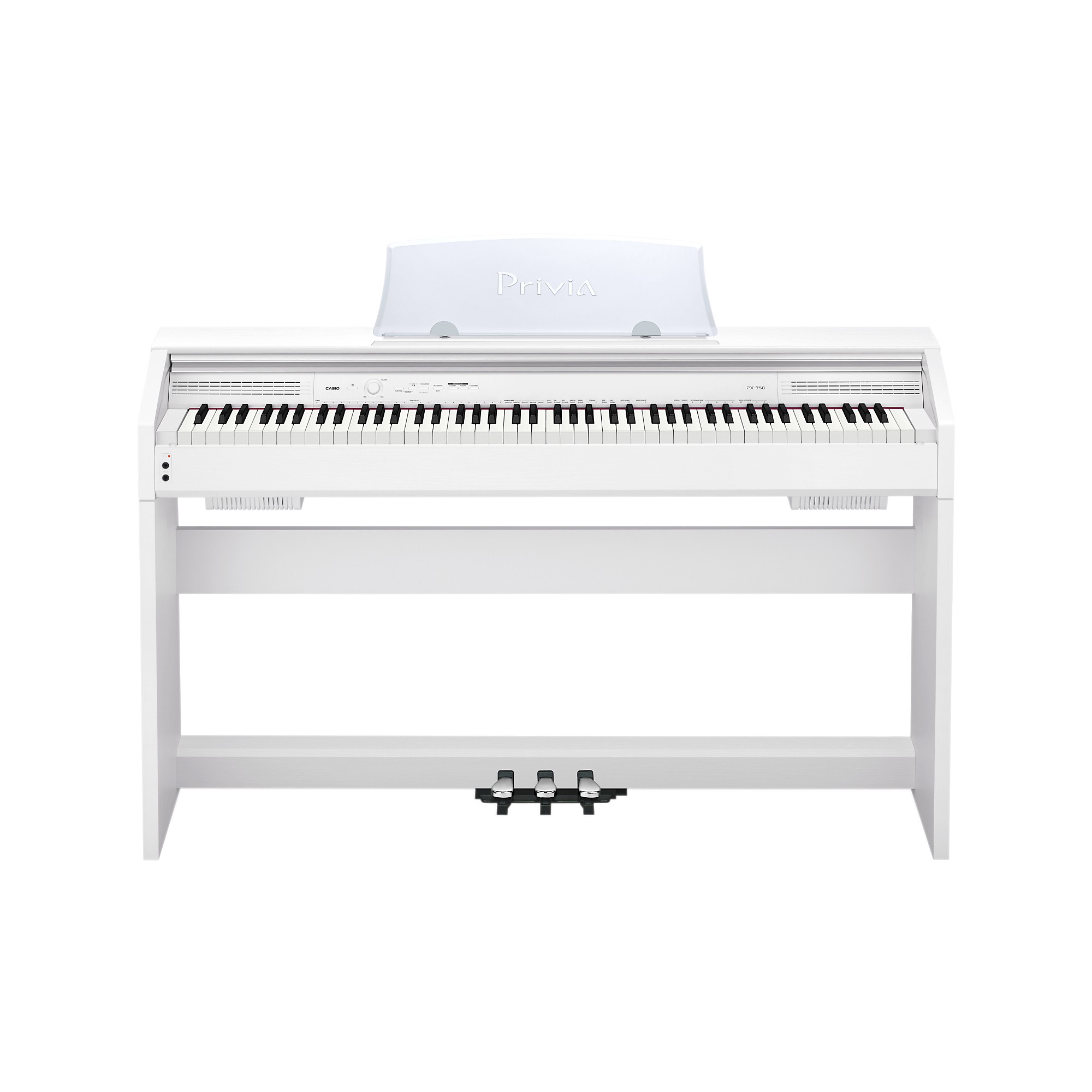 Open Box Casio Privia PX-750 88 Weighted-Key Digital Piano White