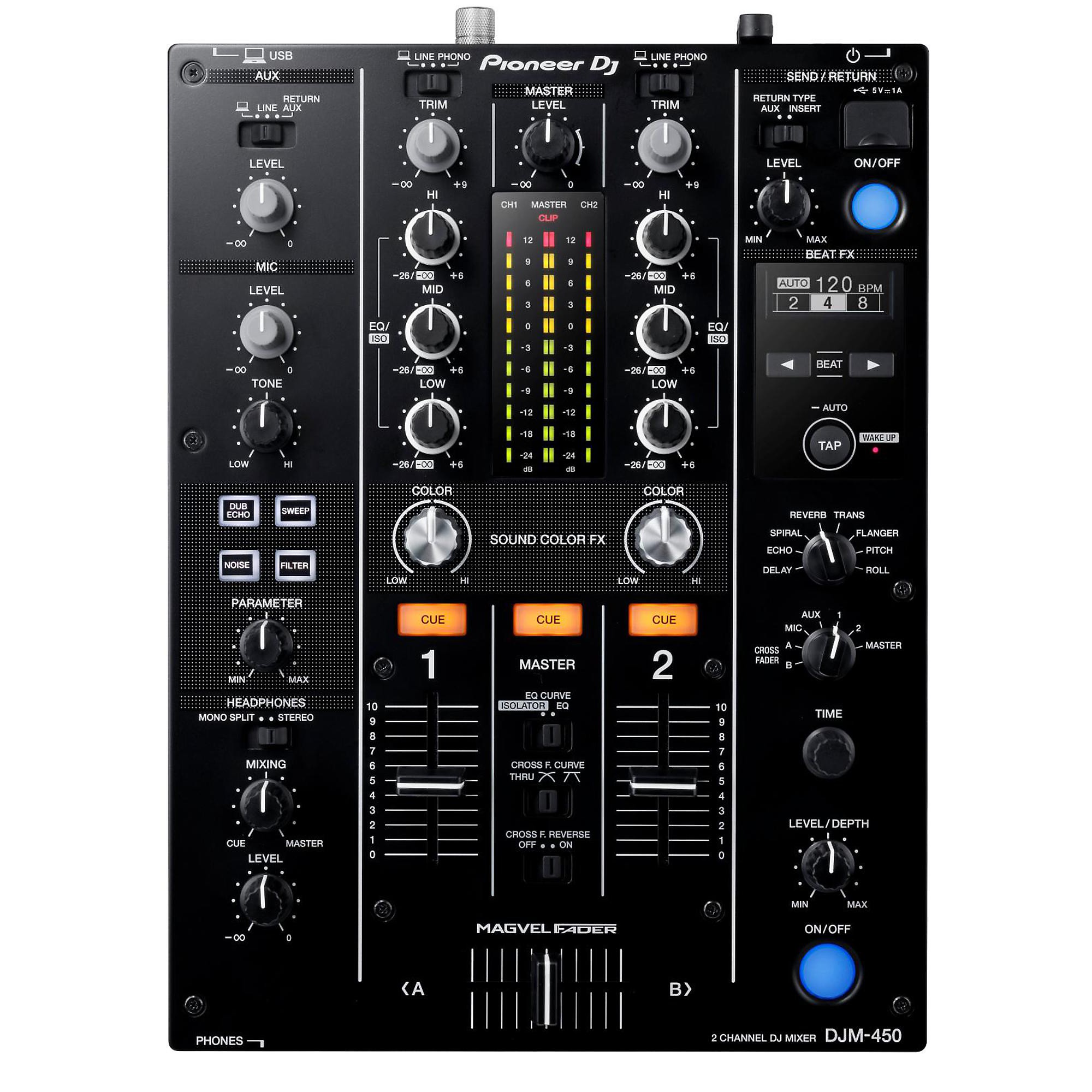 Pioneer DJ DJM-450 Professional Compact Mixer | Guitar Center