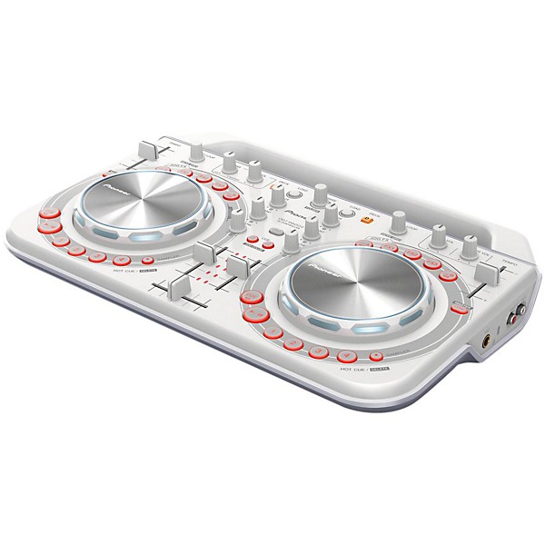 Pioneer DJ DDJ-WeGO2-W Compact iOS DJ Contoller (White) | Guitar
