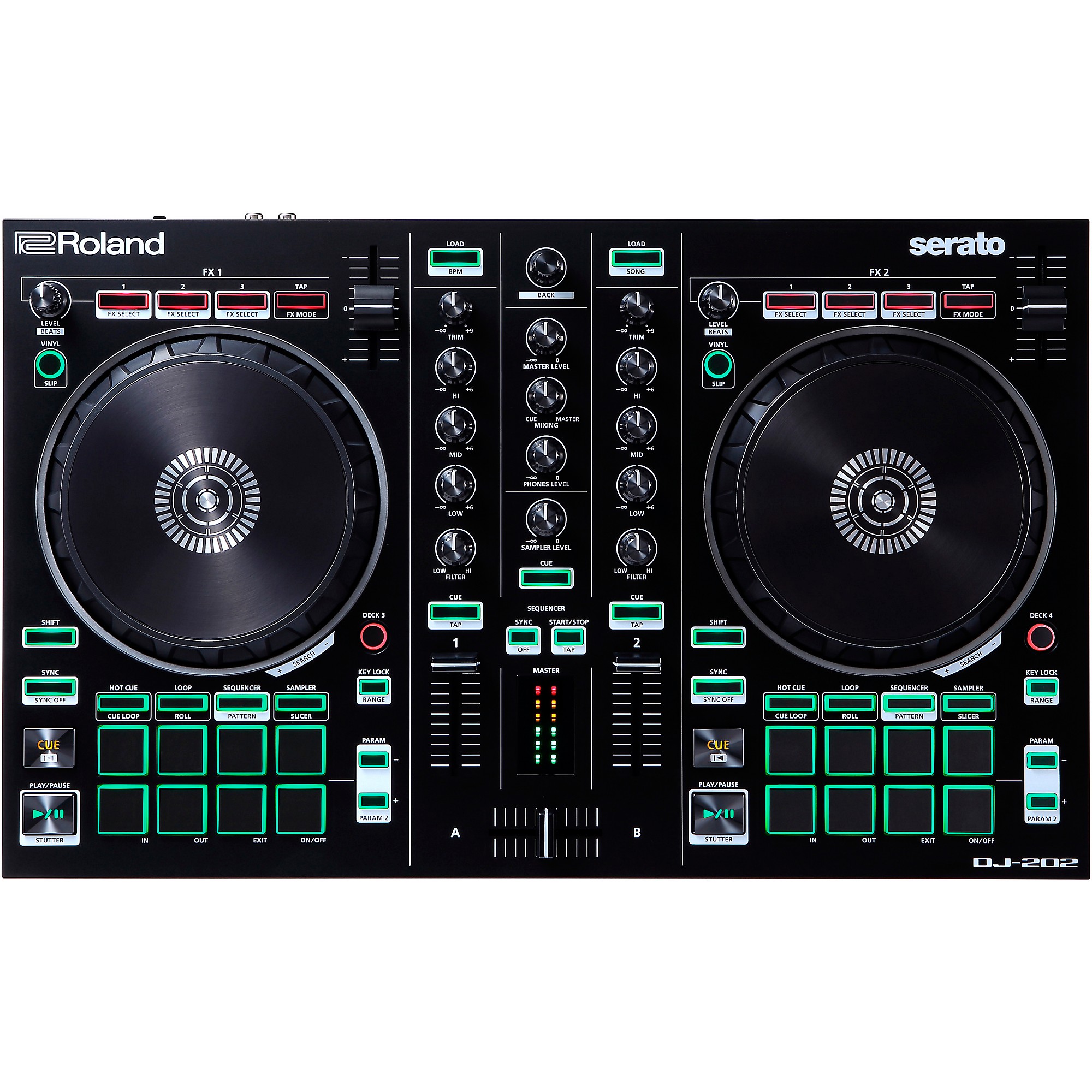Roland DJ-202 Serato DJ Controller | Guitar Center