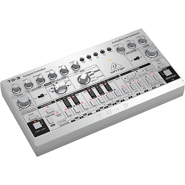Behringer TD-3 Analog Bass Line Synthesizer Silver | Guitar Center