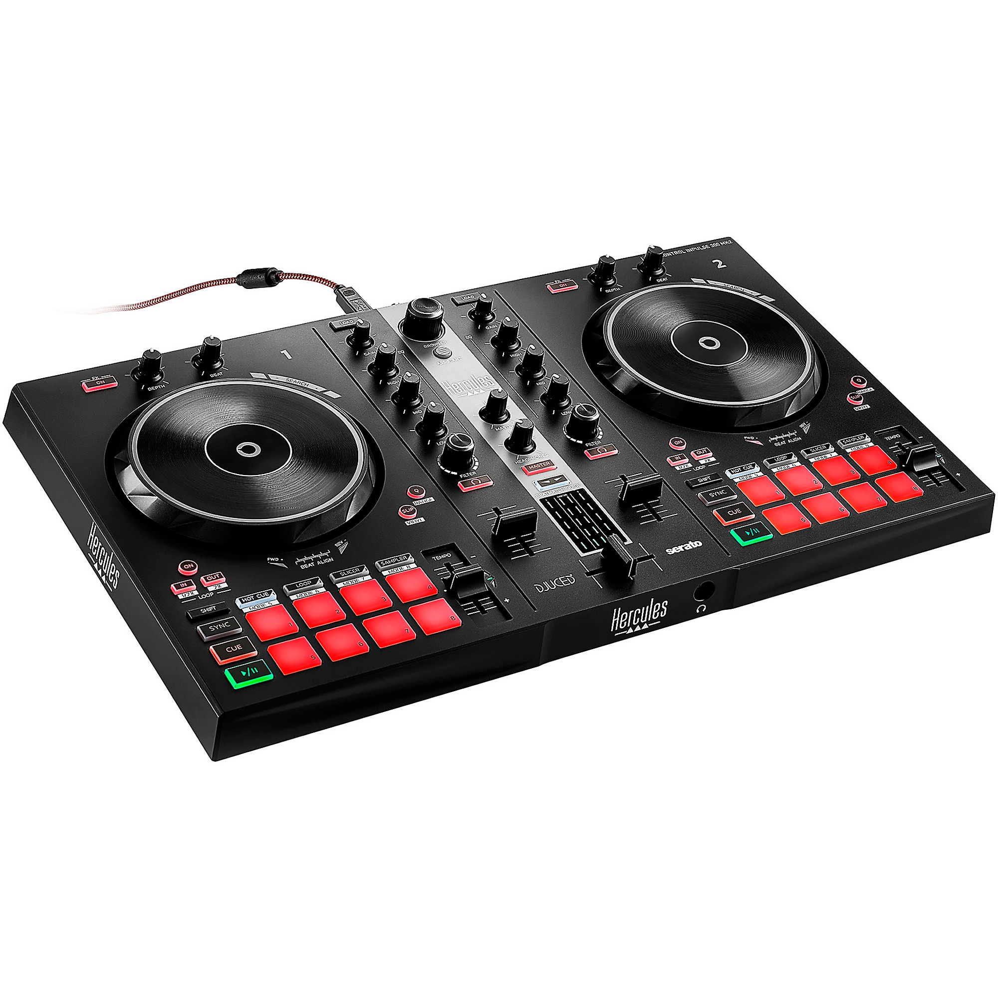 Hercules DJ DJControl Inpulse 300 MK2 Black | Guitar Center
