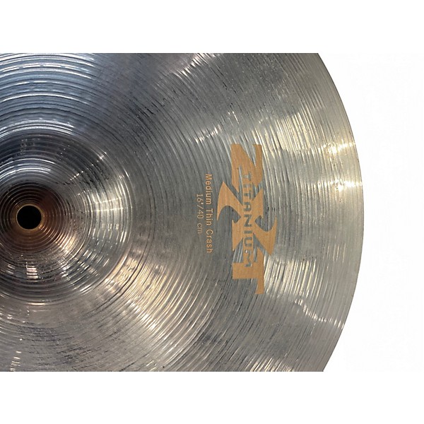 Used Zildjian 16in ZXT TITANIUM MEDIUM THIN CRASH Cymbal 36