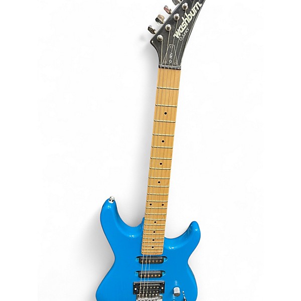 Used Washburn G-Junior G-JRV Blue Solid Body Electric Guitar Blue
