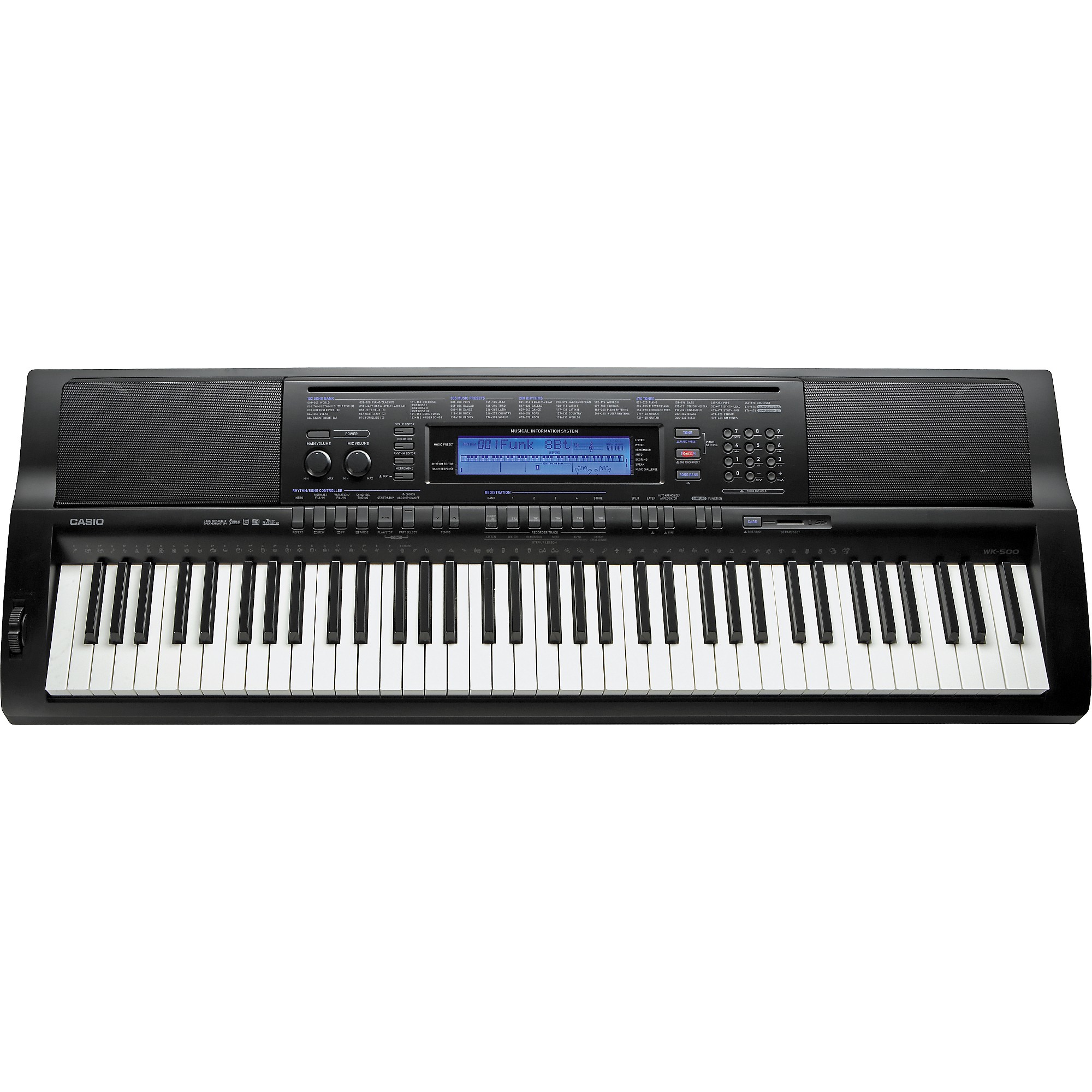 Casio WK-500 76-Key Digital Keyboard Workstation | Guitar Center