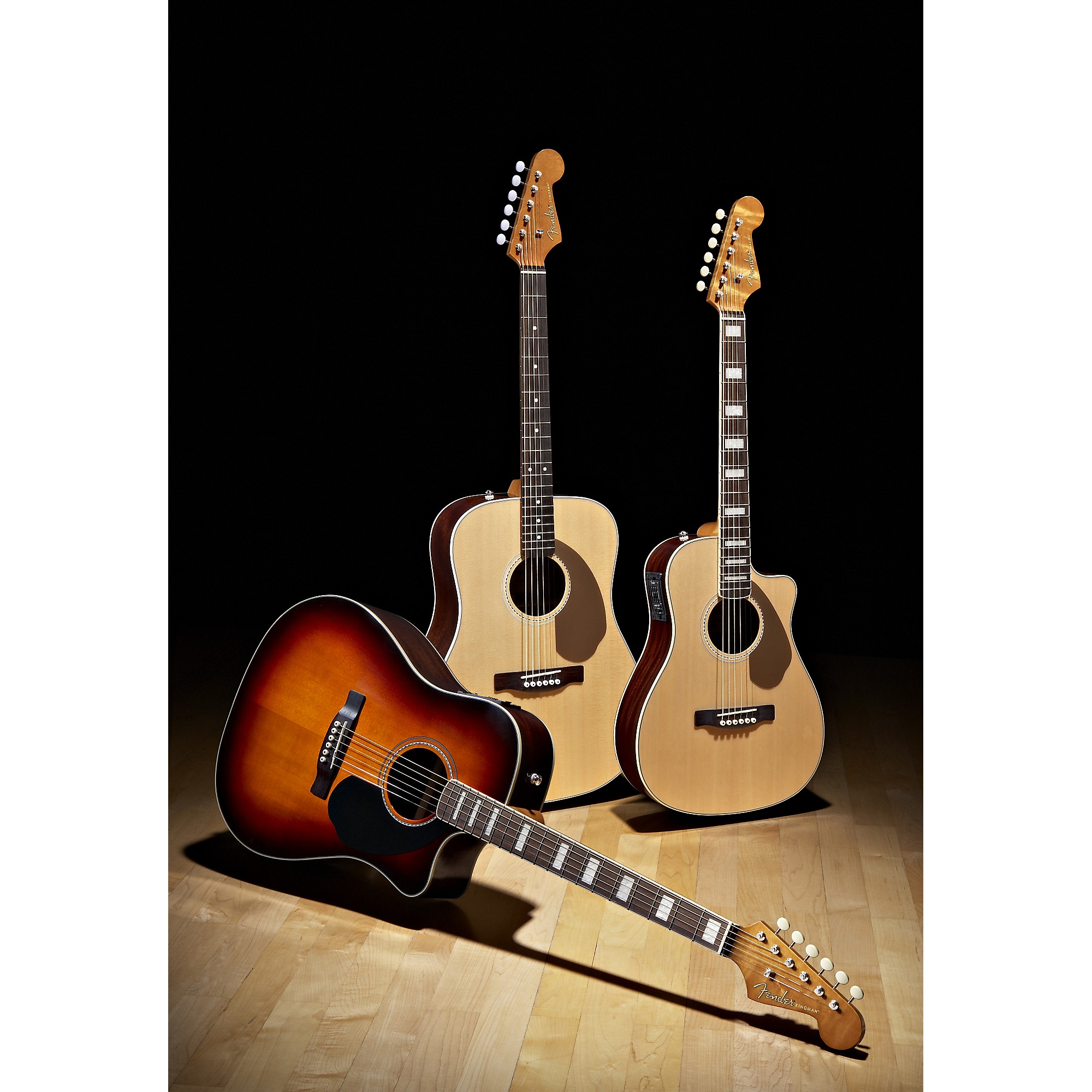 Fender Kingman SCE Acoustic-Electric Guitar 3-Color Sunburst