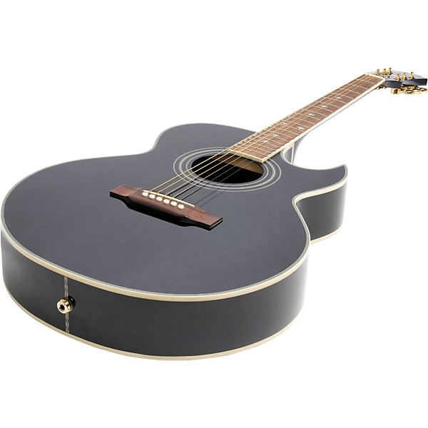 Open Box Epiphone Performer PR-5E Acoustic-Electric Guitar Ebony