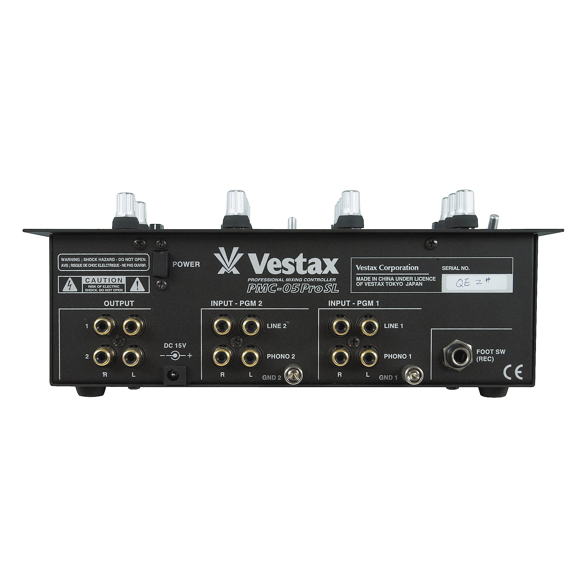Vestax PMC-05PROSL DJ Mixer with Sampling | Guitar Center