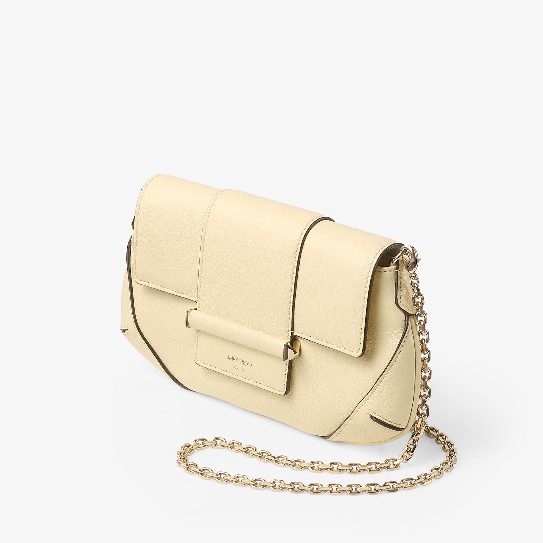 バー ウォレット | バターミルク バイカーレザー・ショルダーバッグ