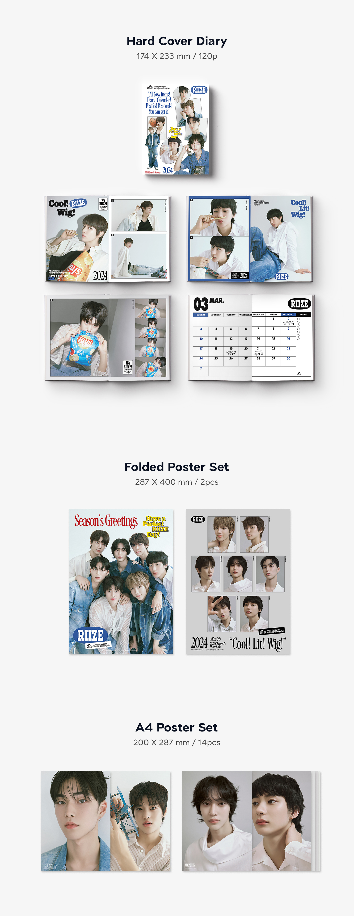 jp.ktown4u.com : RIIZE - 2024 Season's Greeting