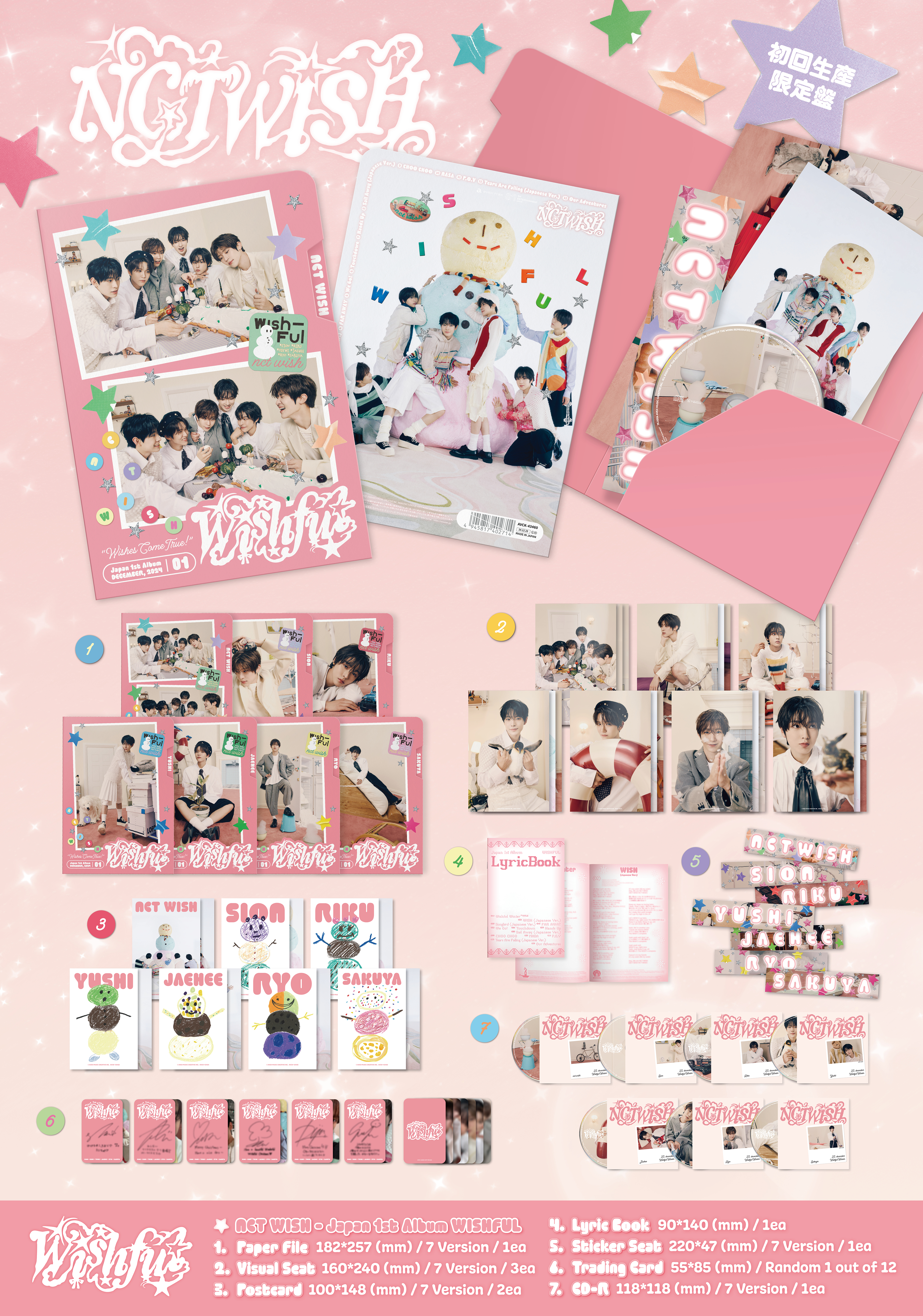 ktown4u.com : NCT WISH - JAPAN 1st Album [WISHFUL] (Limited