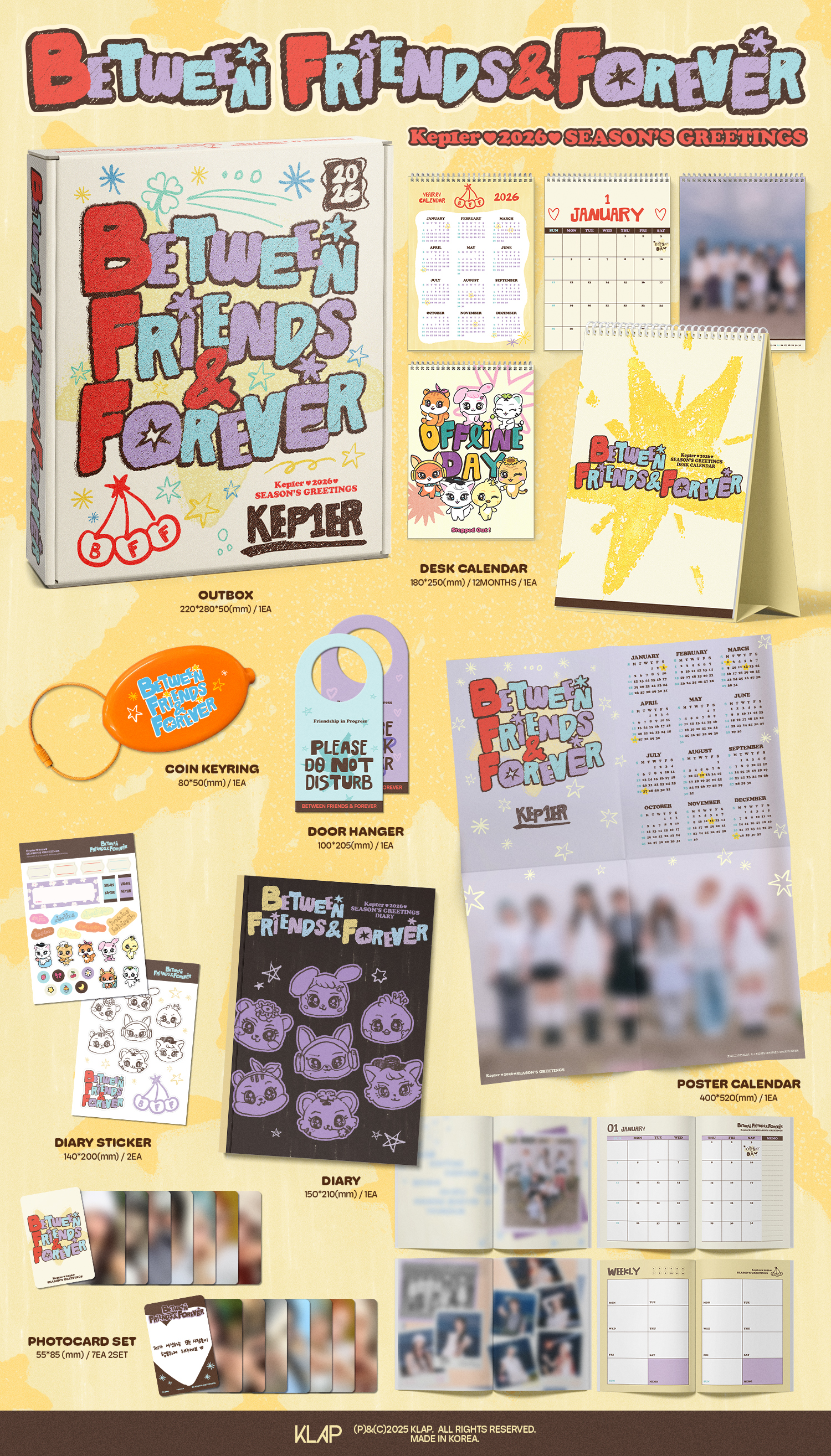 jp.ktown4u.com : Kep1er - 2026 SEASON'S GREETINGS [BETWEEN