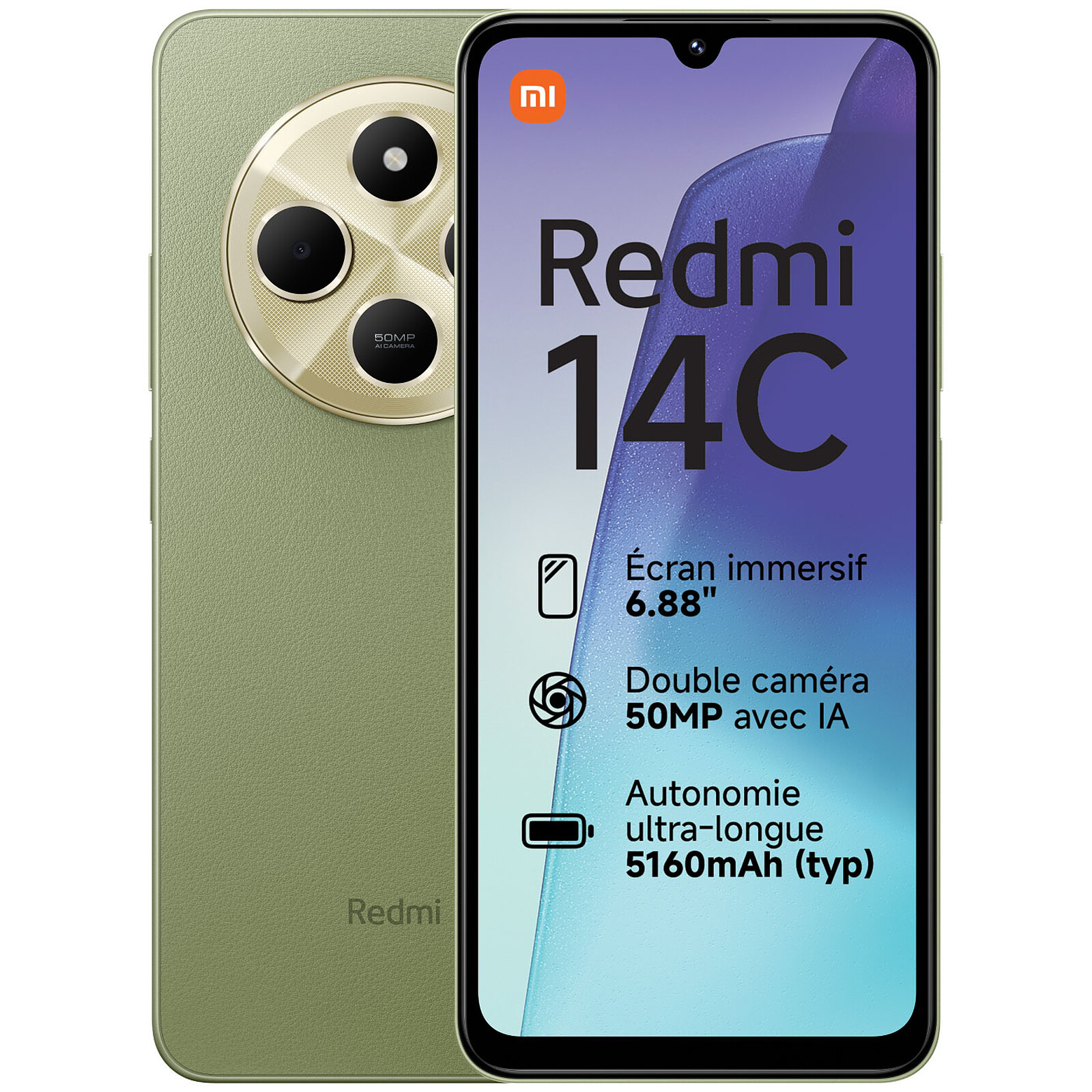 Xiaomi Redmi 14C Green (8GB / 256GB) - Mobile phone & smartphone