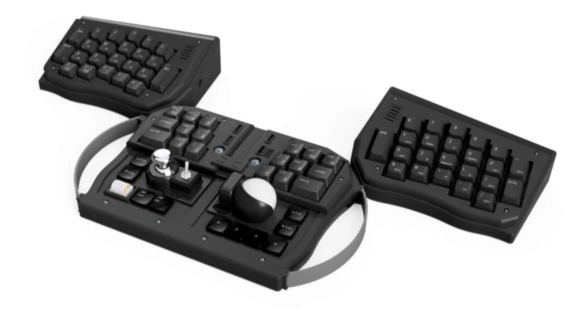 ゲームパッド形態に変形！ 手持ちに変化するキーボード | ギズモード